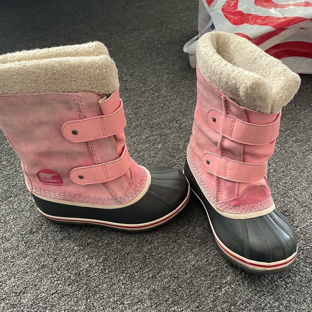 Kids sorel snow boots